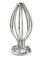 Mr. Steel Round Wire Plug Medium - Open Buttplug