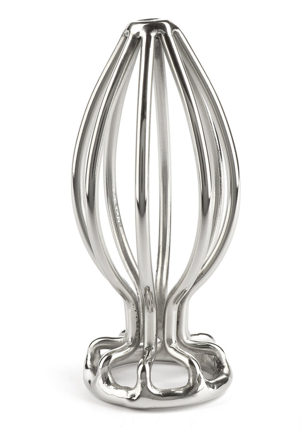 Mr. Steel Round Wire Plug Medium - Open Buttplug