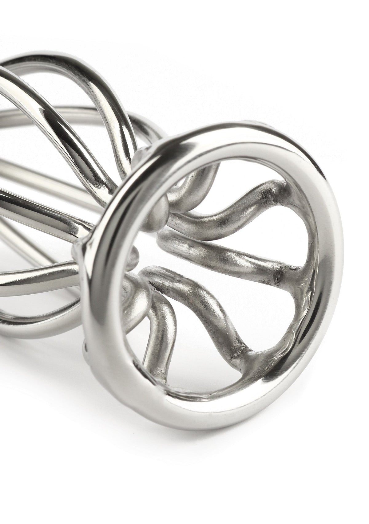 Mr. Steel Round Wire Plug Medium - Open Buttplug