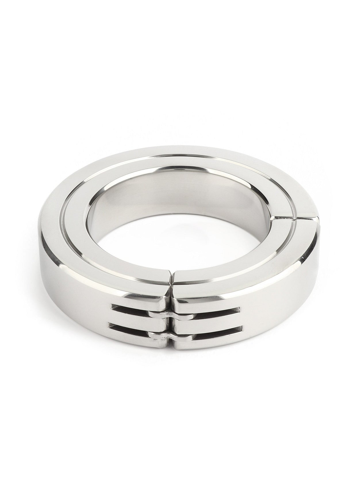 Mr. Steel Hinged Magnetic Cockring 50mm - Cockring
