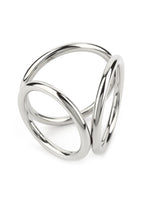 Mr. Steel Triad Chamber C-Ring Large - Cockring