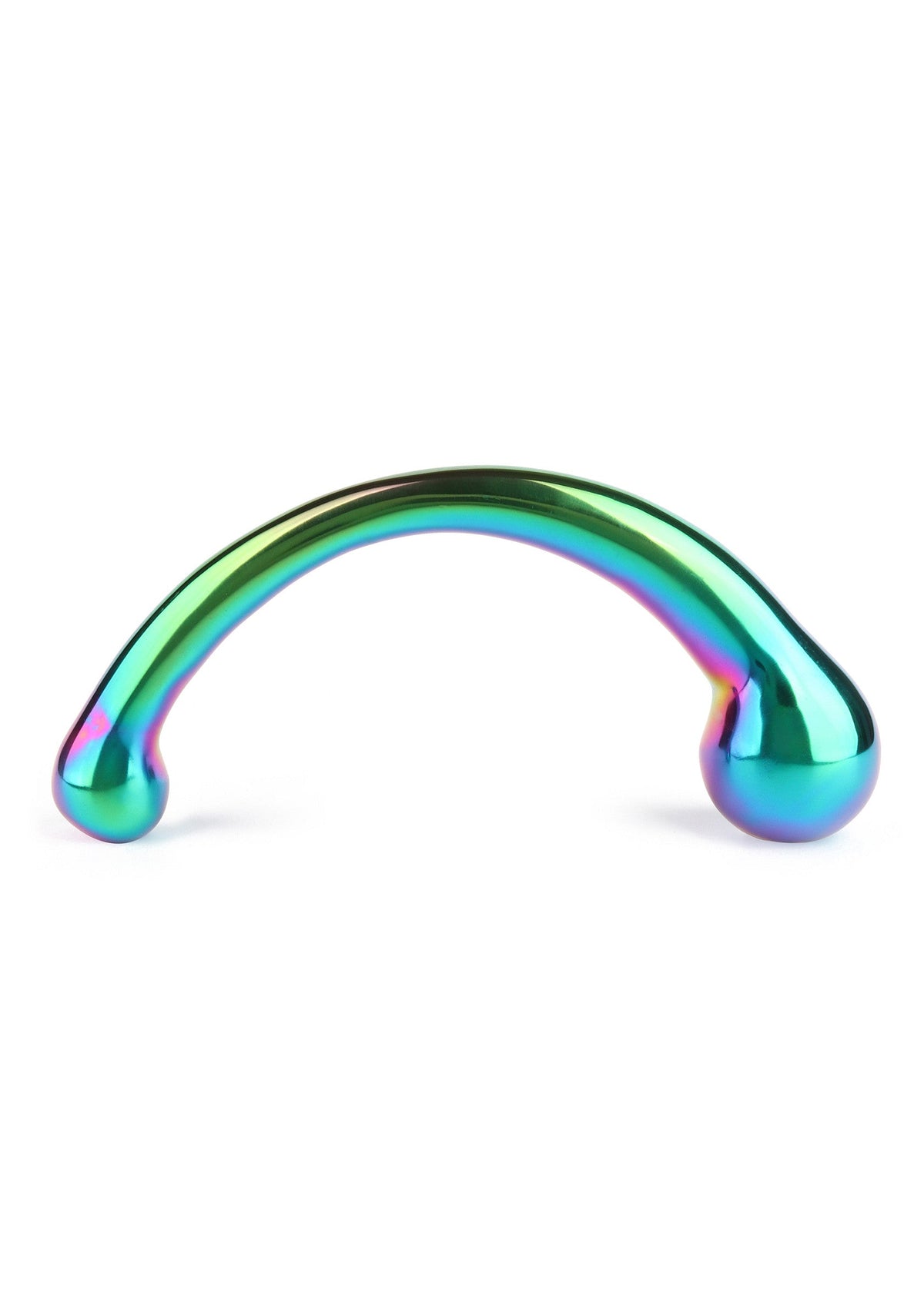 Mr. Steel The Curvy G-spot Rainbow - Dildo