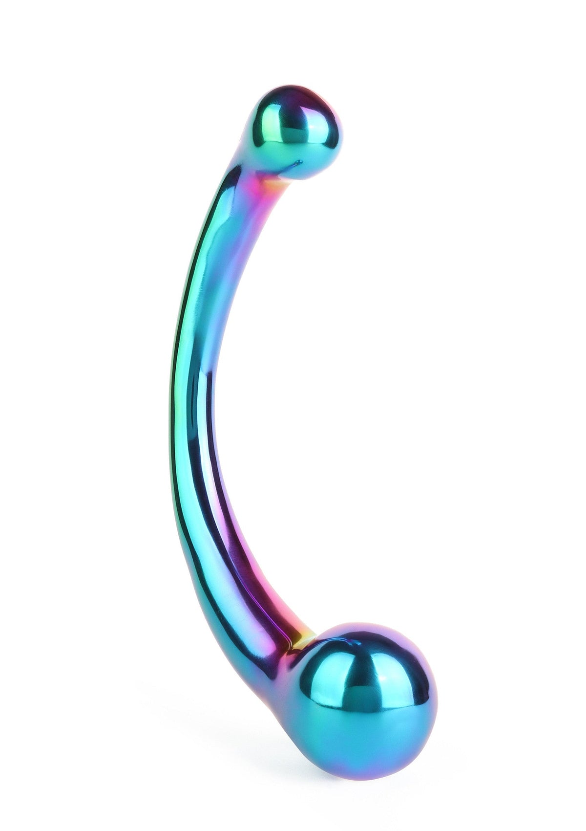 Mr. Steel The Curvy G-spot Rainbow - Dildo