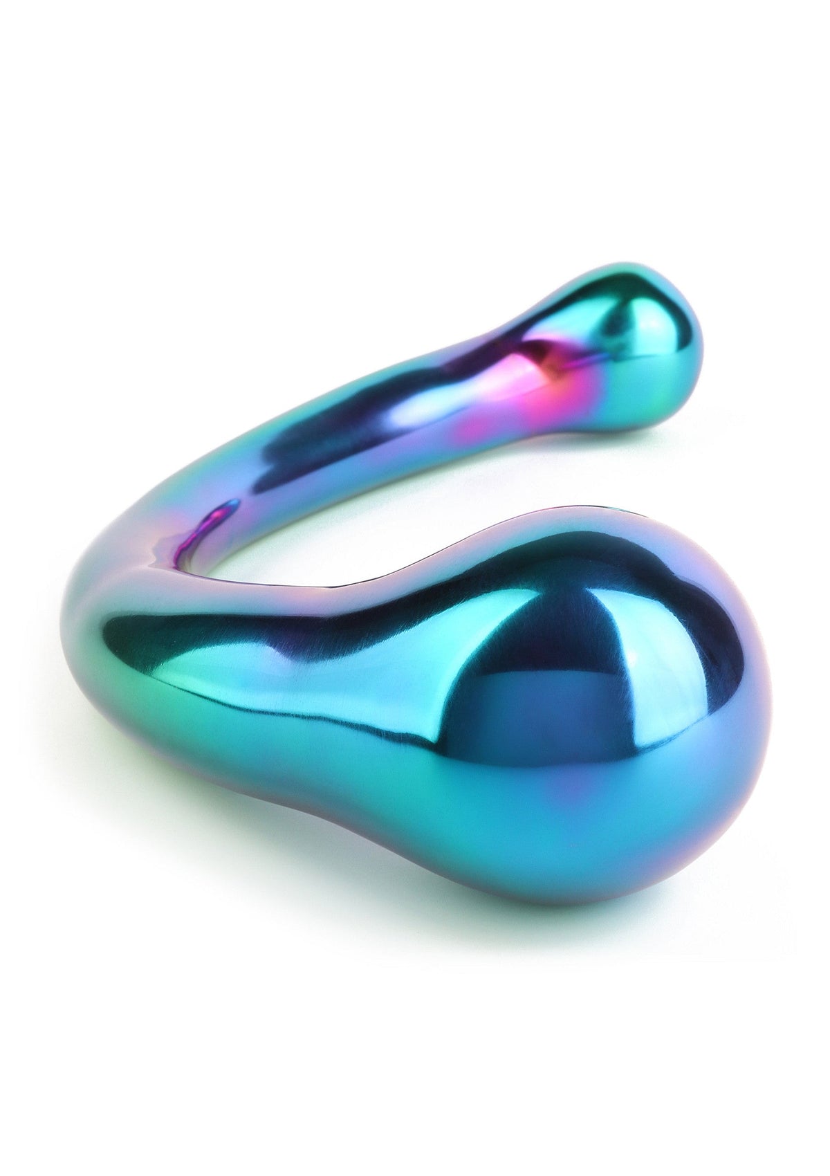Mr. Steel The Curvy G-spot Rainbow - Dildo