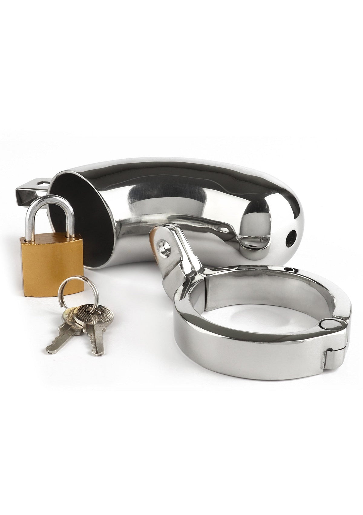 Mr. Steel The Brig Male Chastity Device - Cock Cage