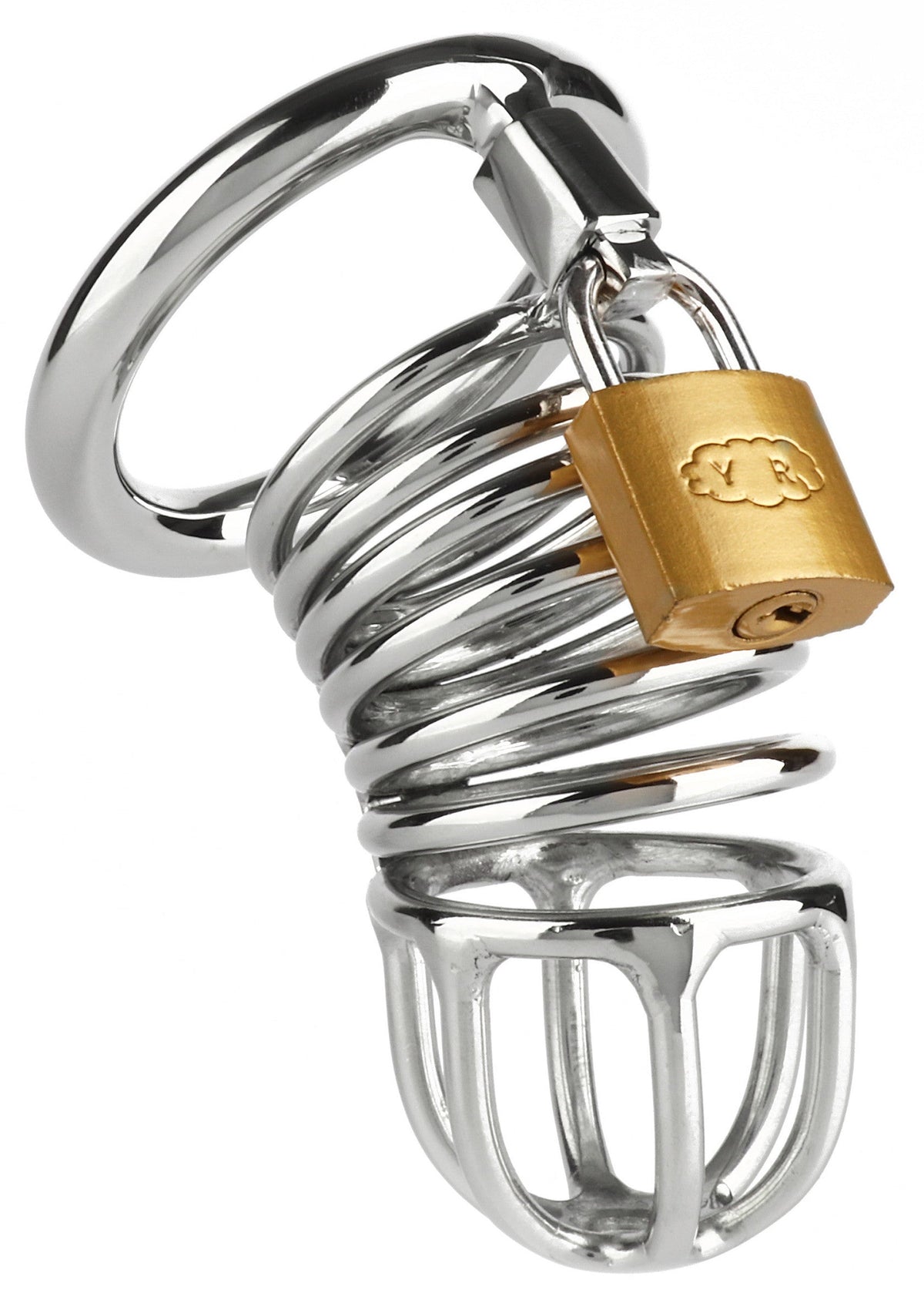 Mr. Steel Ring Master Chastity Device - Cock Cage