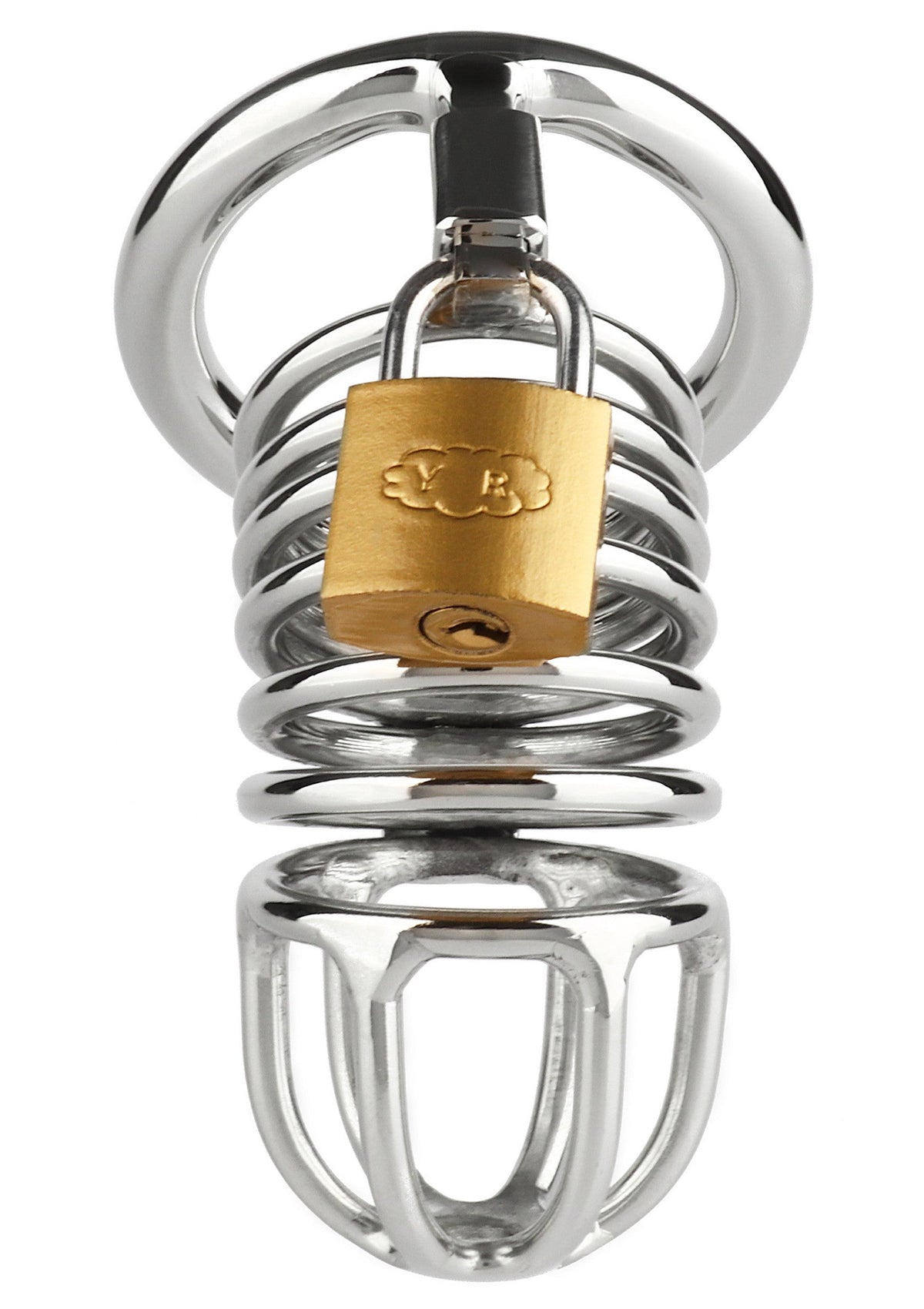 Mr. Steel Ring Master Chastity Device - Cock Cage