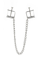 Mr. Steel Press Nipple Clamps With Chain - Tepelklemmen