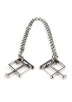 Mr. Steel Press Nipple Clamps With Chain - Tepelklemmen