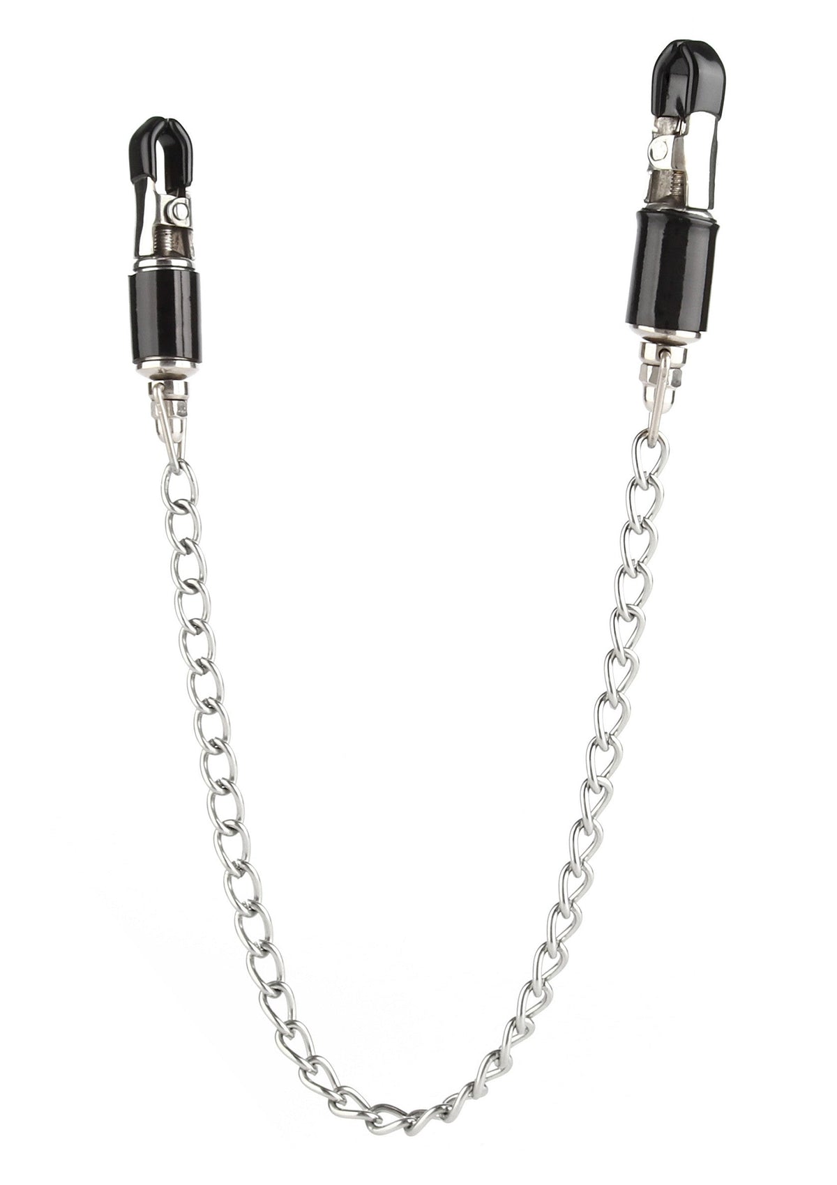 Mr. Steel Barrel Tit Clamps With Chain - Tepelklemmen