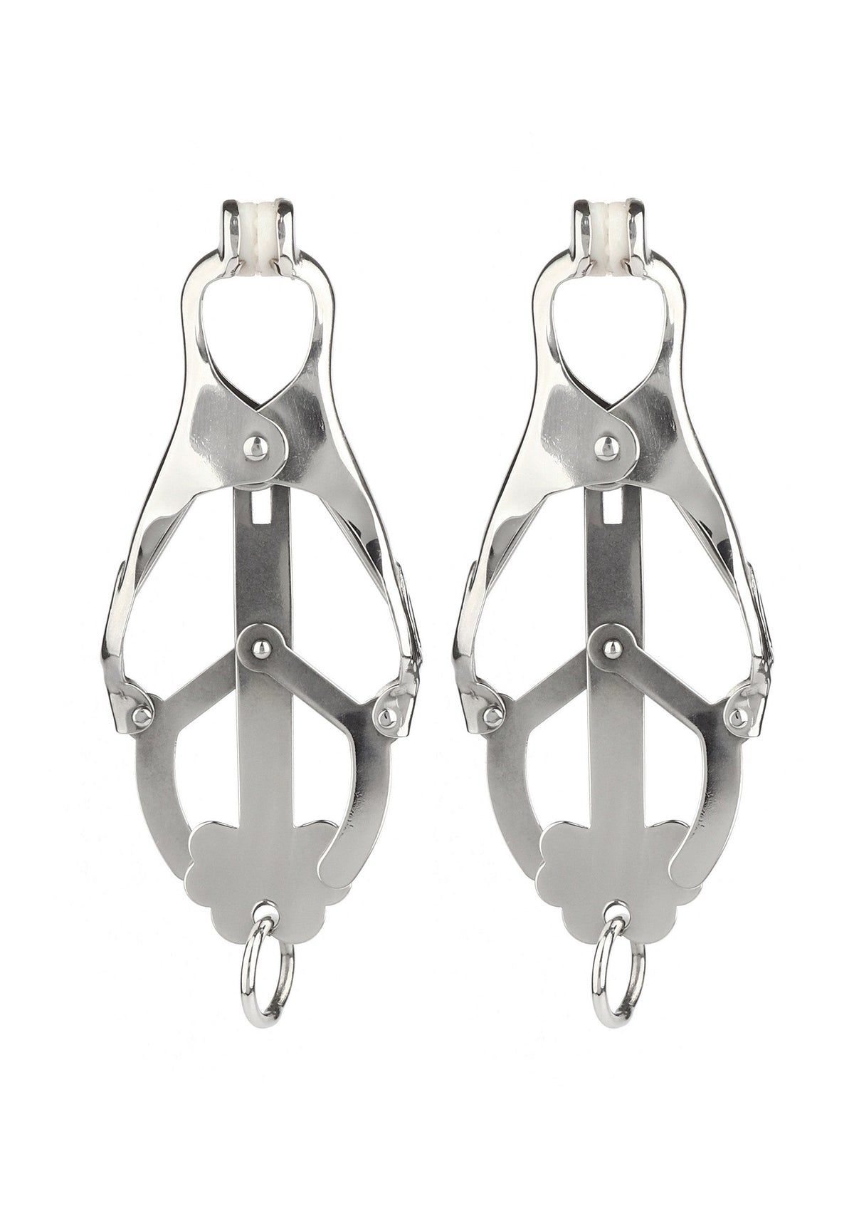 Mr. Steel Squeezer Nipple Clamps W Ring - Tepelklemmen