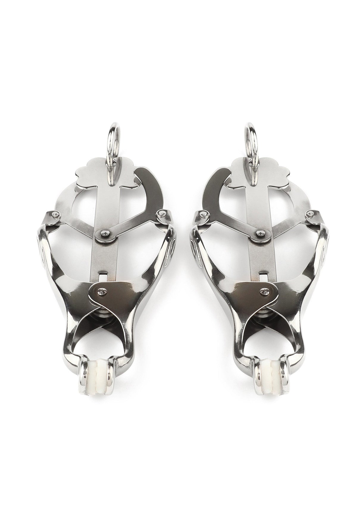 Mr. Steel Squeezer Nipple Clamps W Ring - Tepelklemmen