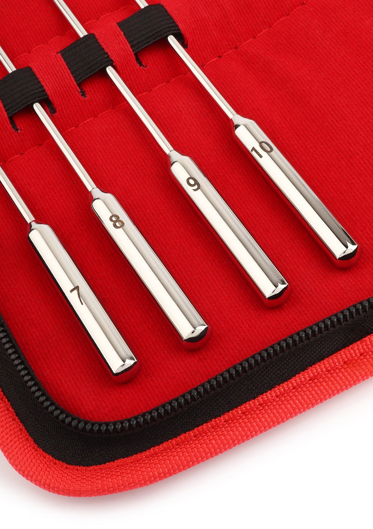 Mr. Steel Rosebud Urethral Sounds 8 pcs - Penisplug