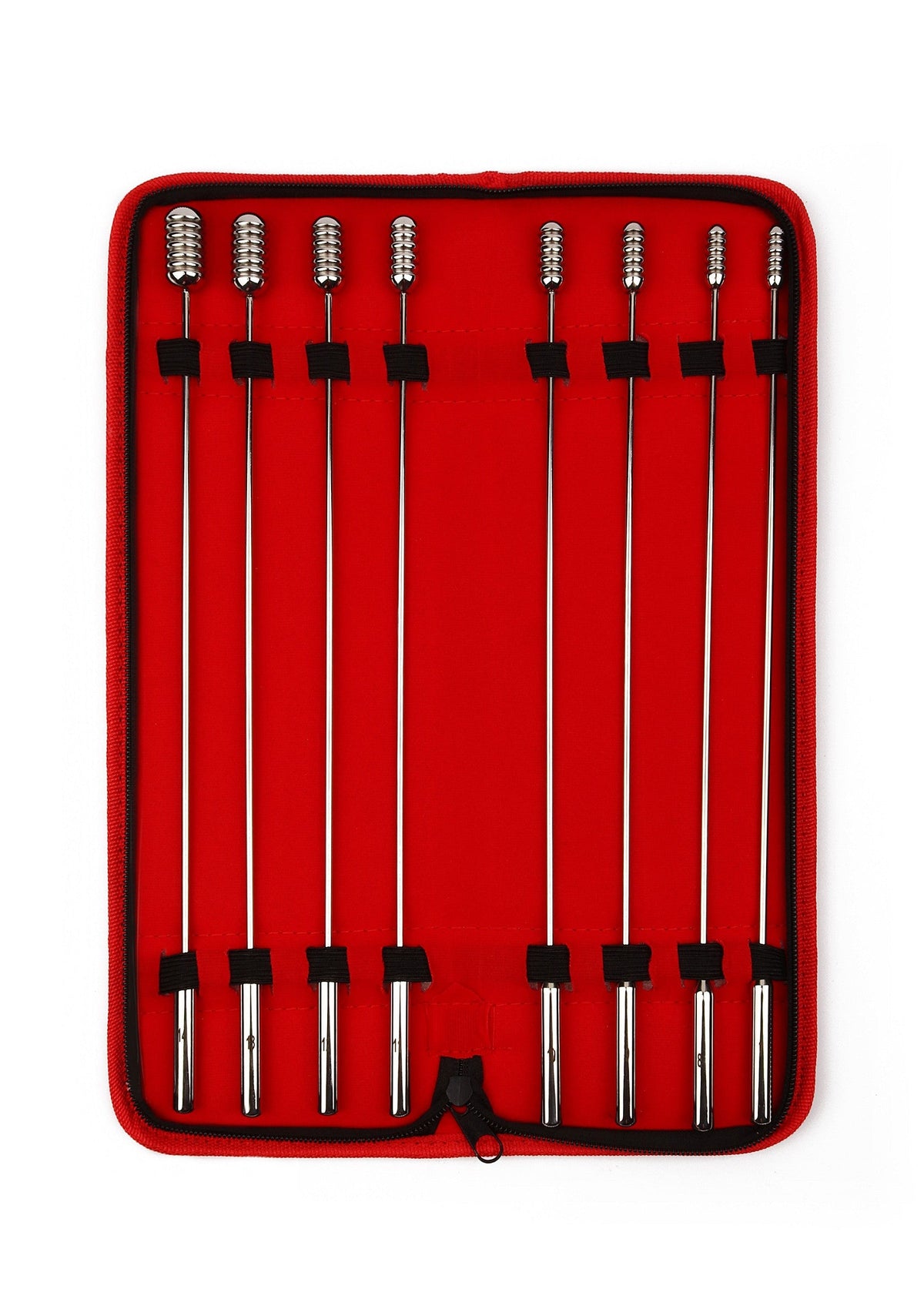 Mr. Steel Screw Me Urethral Sounds 8 pcs - Penisplug