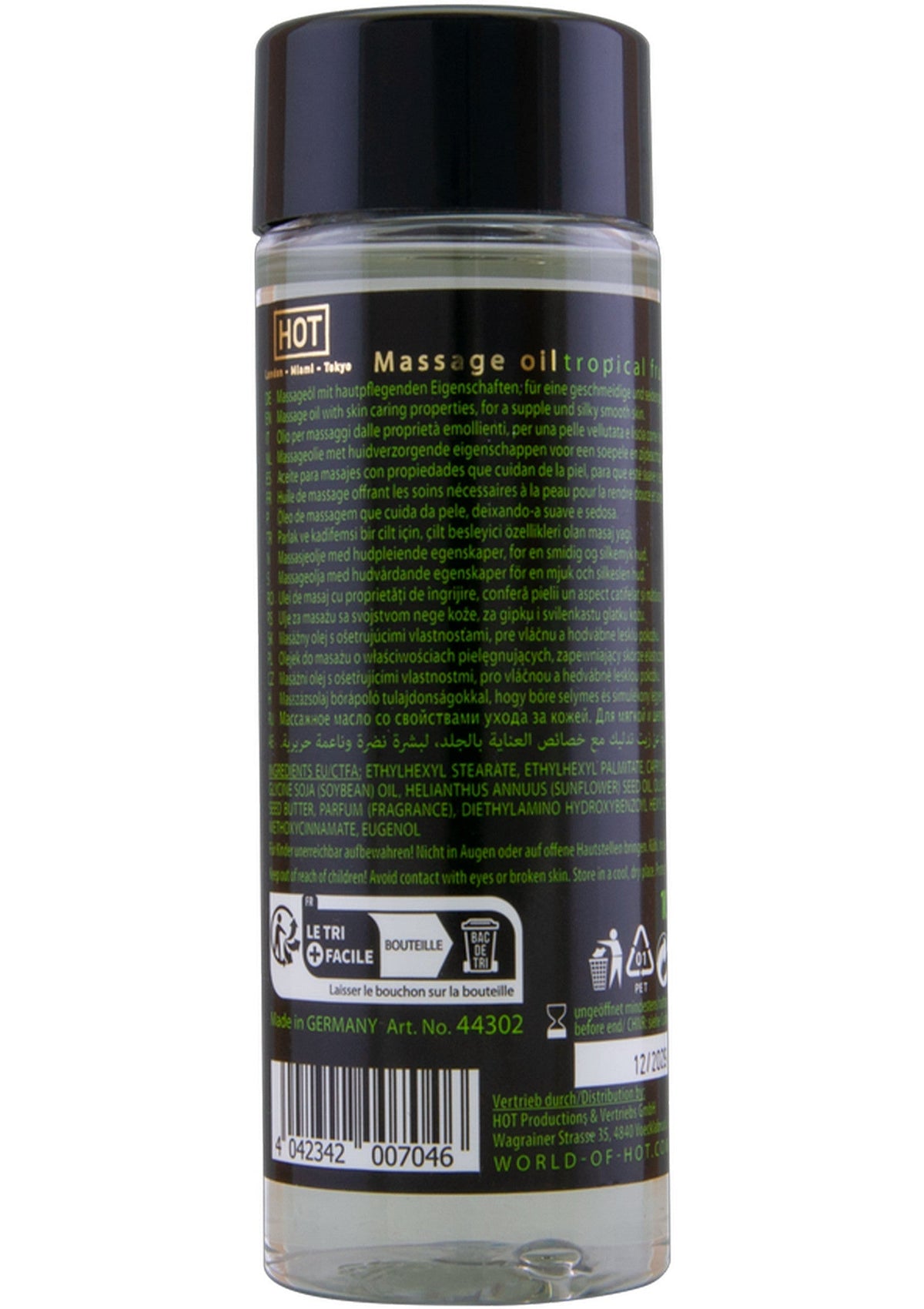 HOT Massage Oil 100 ml – Tropical