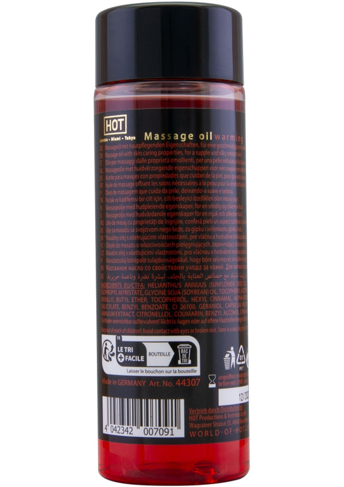 HOT Massage Oil 100 ml – Warming