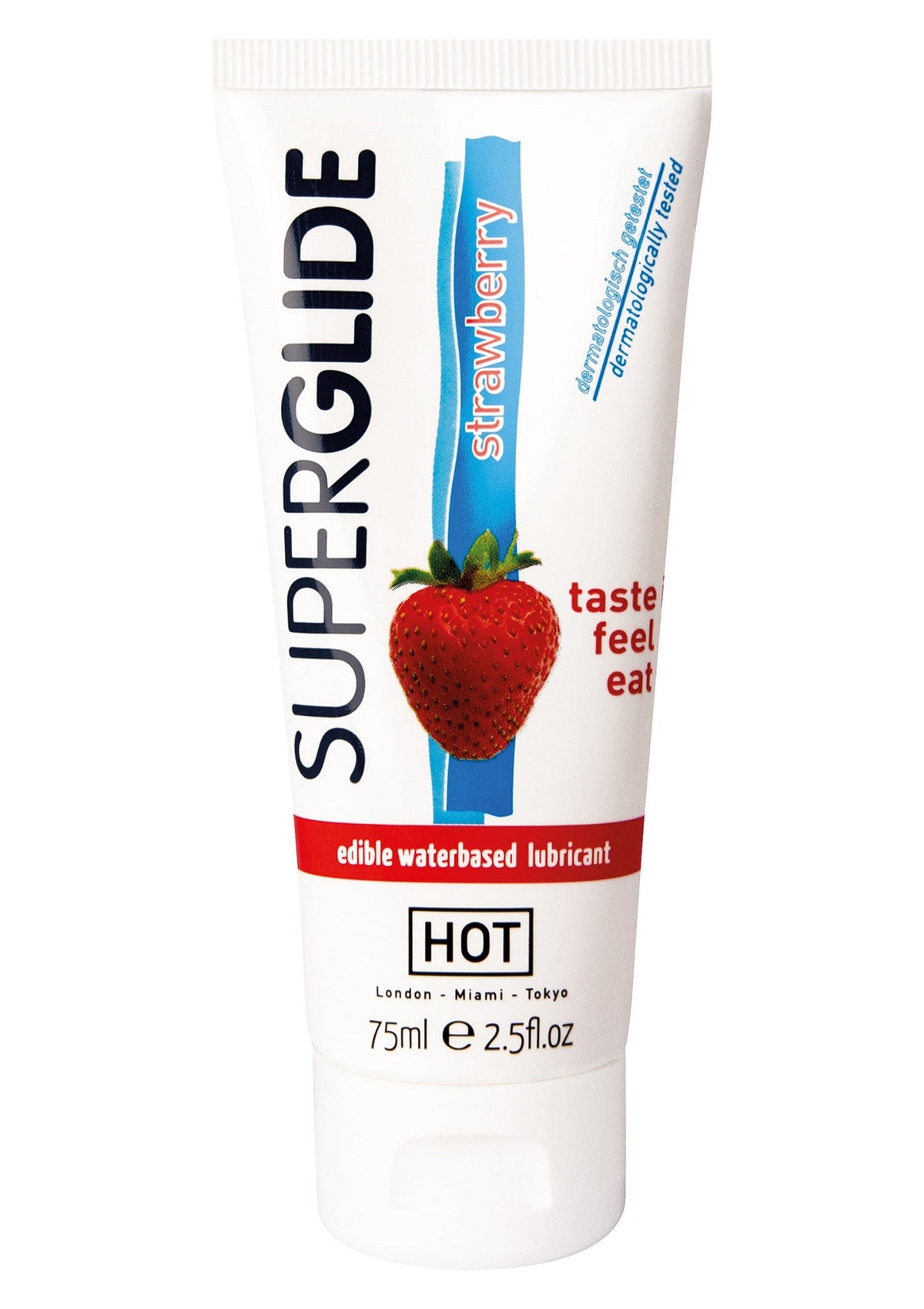HOT Superglide Edible Lube 75 ml – aardbei