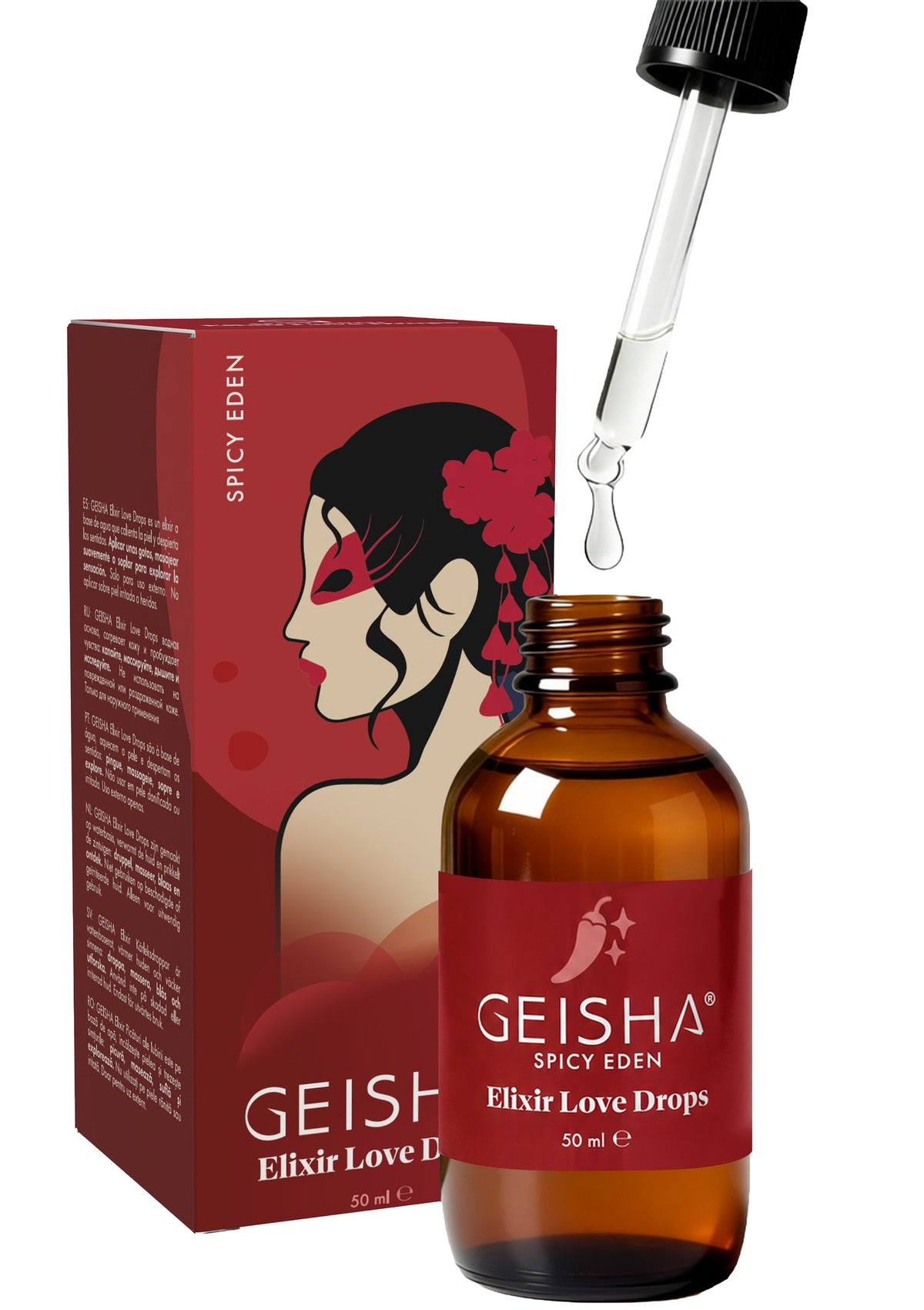 Geisha Elixir Love Drops 50 ml – Spicy Eden