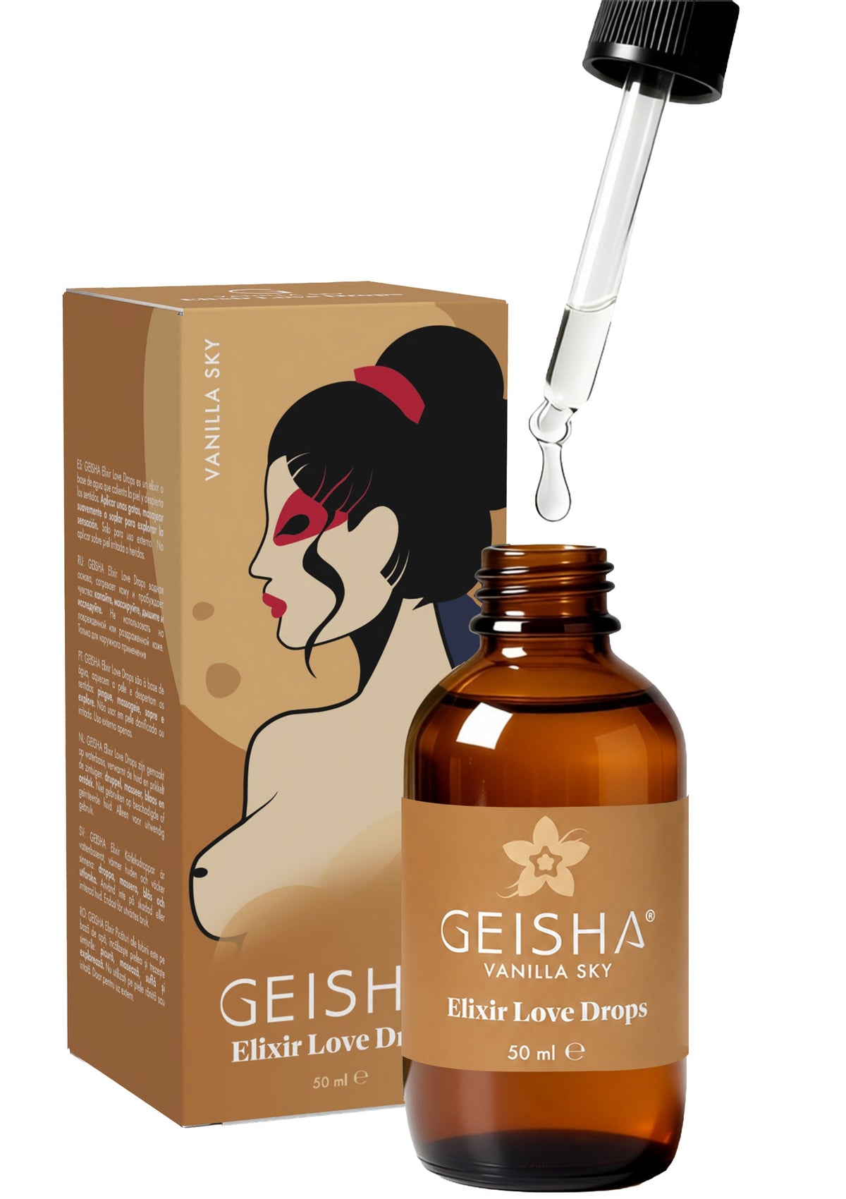 Geisha Elixir Love Drops 50 ml – Vanilla Sky