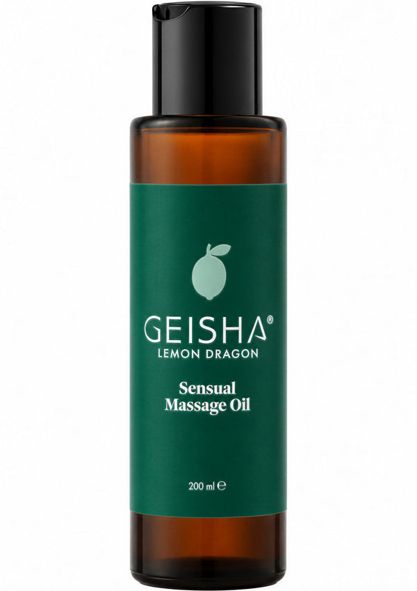 Geisha Sensual Massage Oil 200 ml – Lemon Dragon