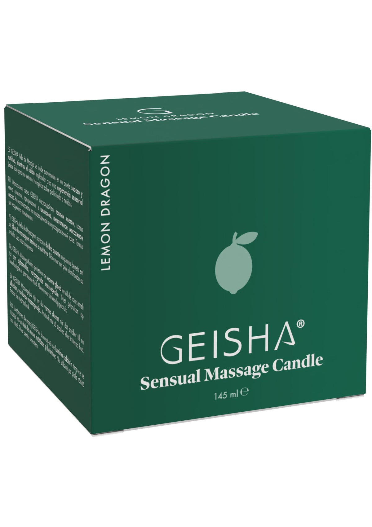 Geisha Sensual Massage Candle 145 ml – Lemon Dragon