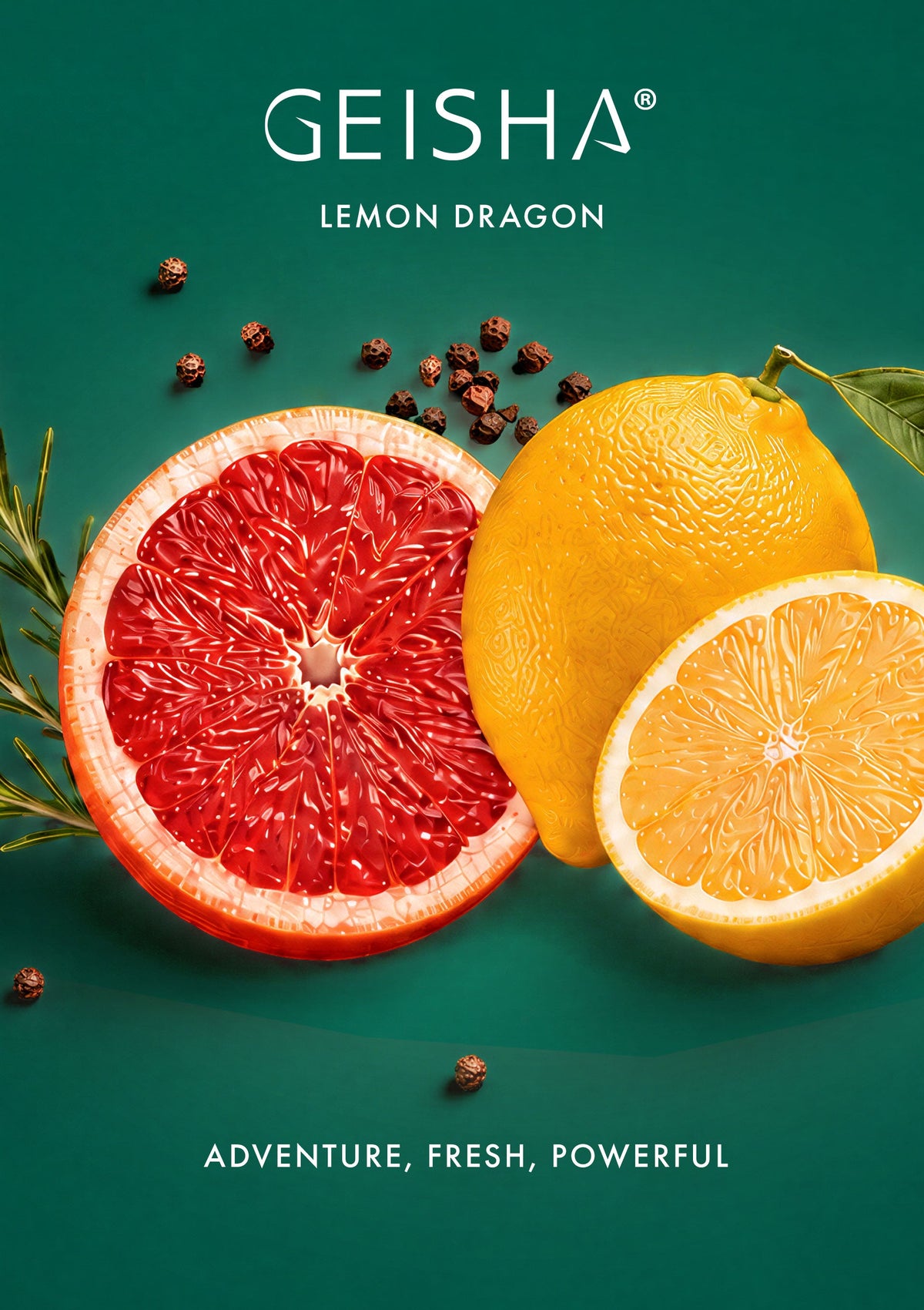 Geisha Sensual Massage Candle 145 ml – Lemon Dragon