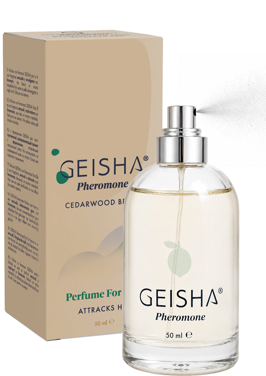 Geisha Pheromone Perfume For Him 50 ml – Cedarwood