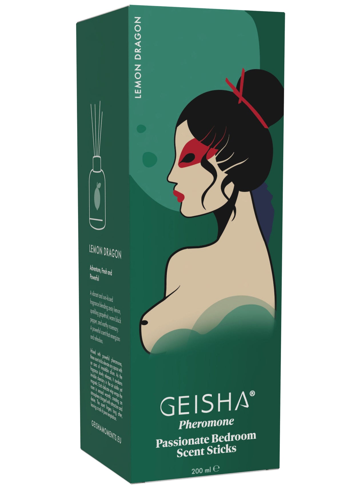 Geisha Pheromone Bedroom Scent Sticks 200 ml – Lemon Dragon
