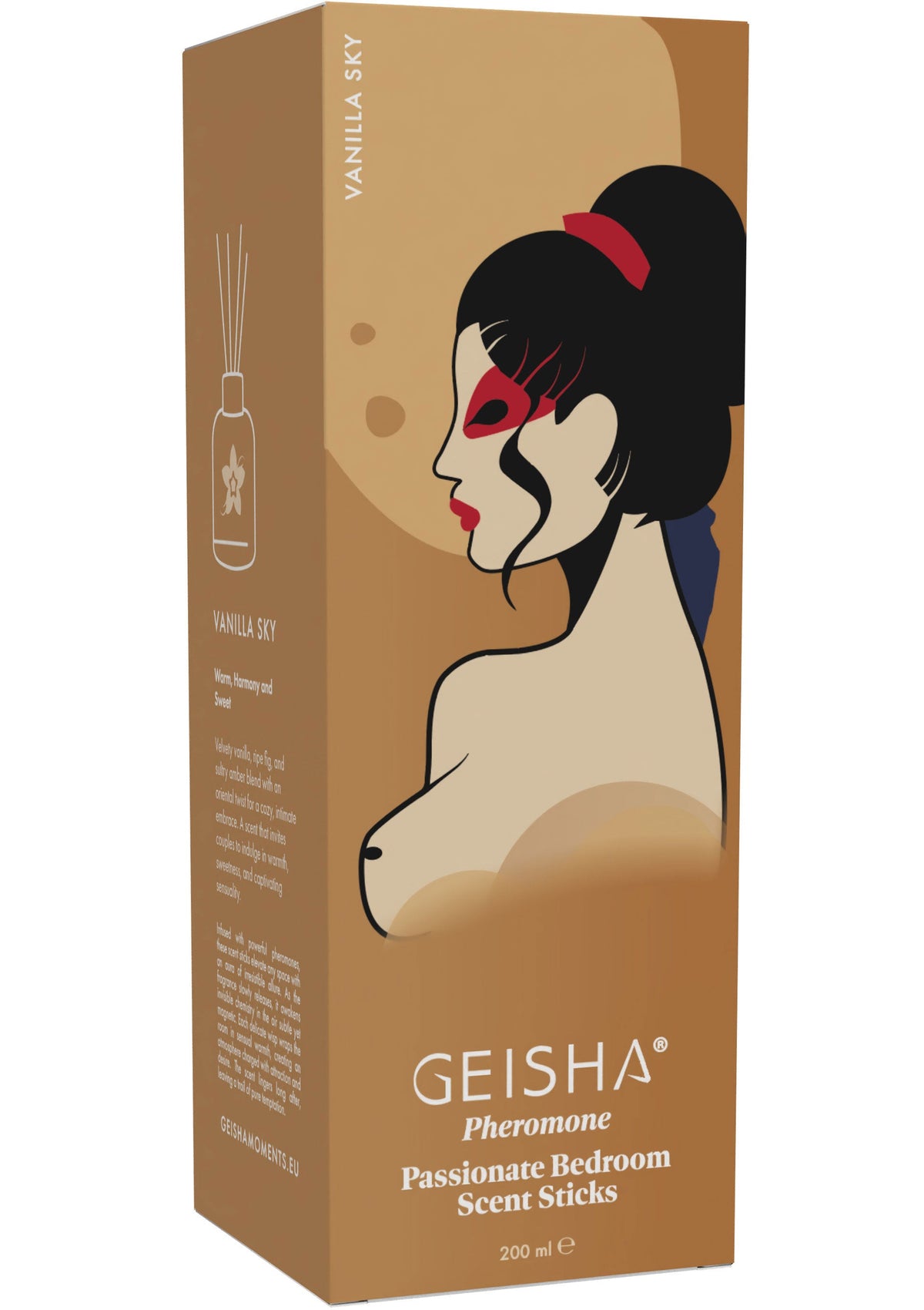 Geisha Pheromone Bedroom Scent Sticks 200 ml – Vanilla Sky