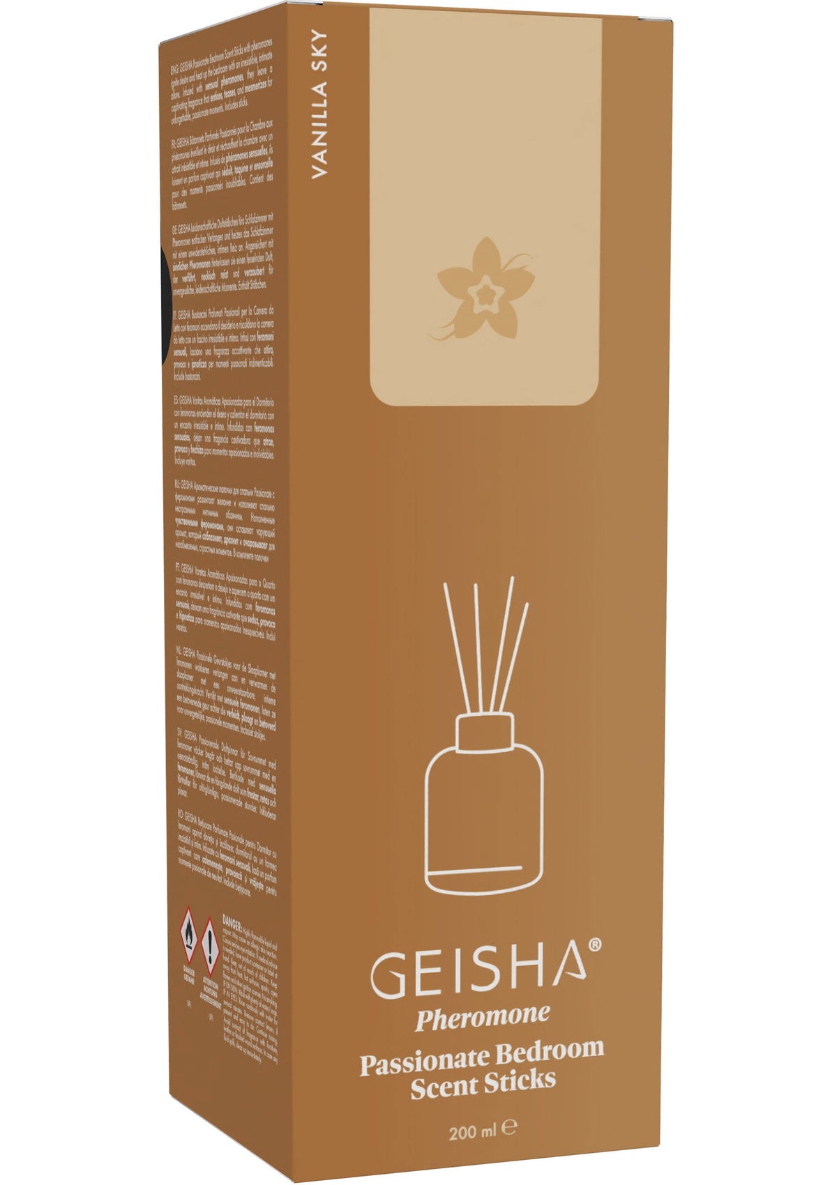 Geisha Pheromone Bedroom Scent Sticks 200 ml – Vanilla Sky