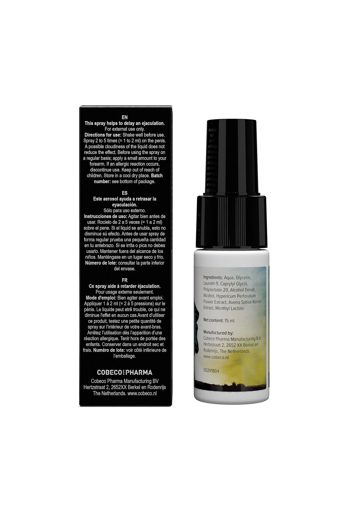 Cobeco Black Stone Delay Spray 15 ml