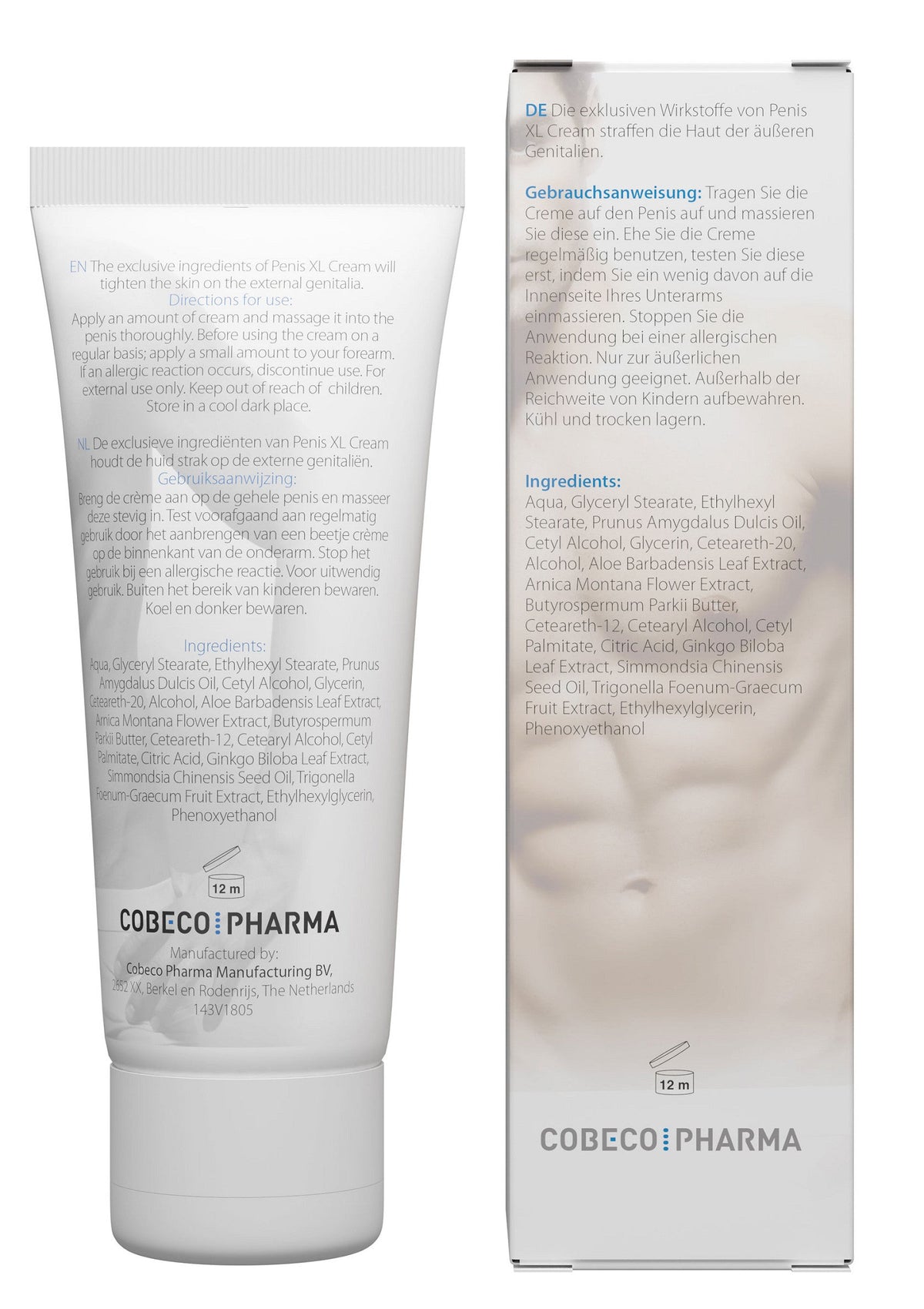 Cobeco Penis XL Cream Erection Cream 50 ml
