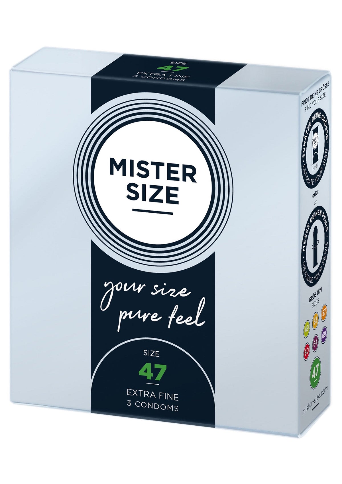 Mister Size Condoms 47 mm 3 pcs