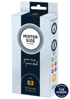 MISTER SIZE 53mm Condoms 10pcs