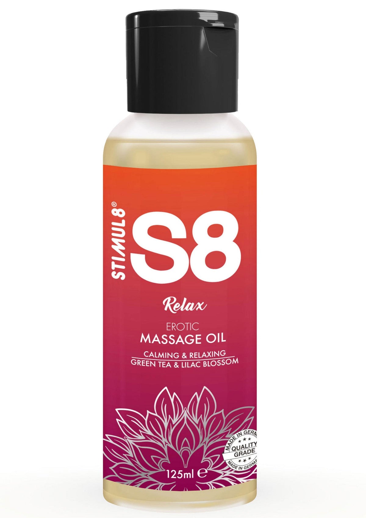 S8 Massage Oil 125 ml – groene thee