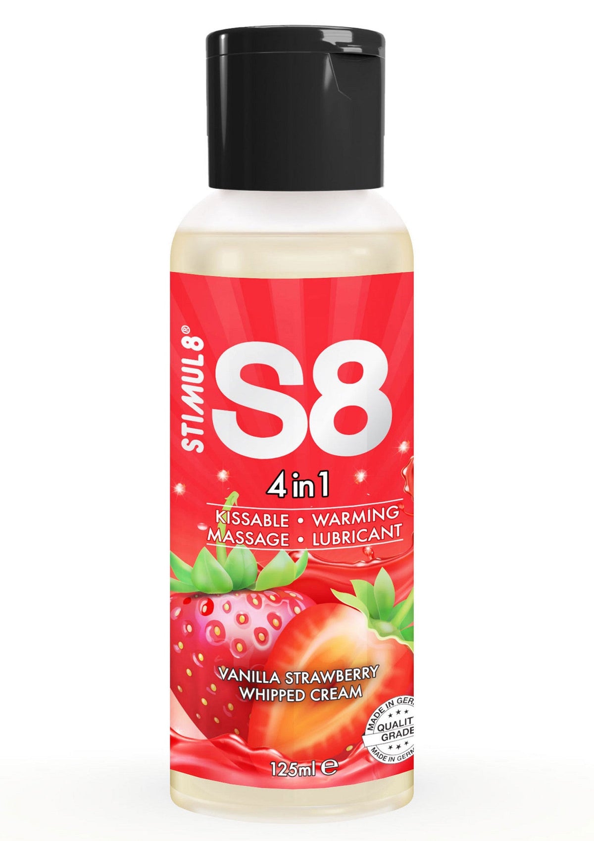 S8 4-in-1 Dessert Lubricant 125 ml – aardbei